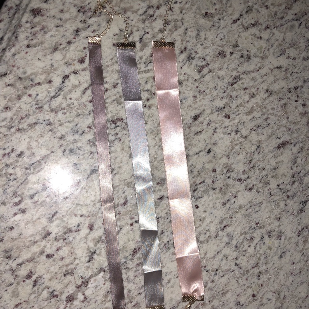 💖3 piece satin choker set